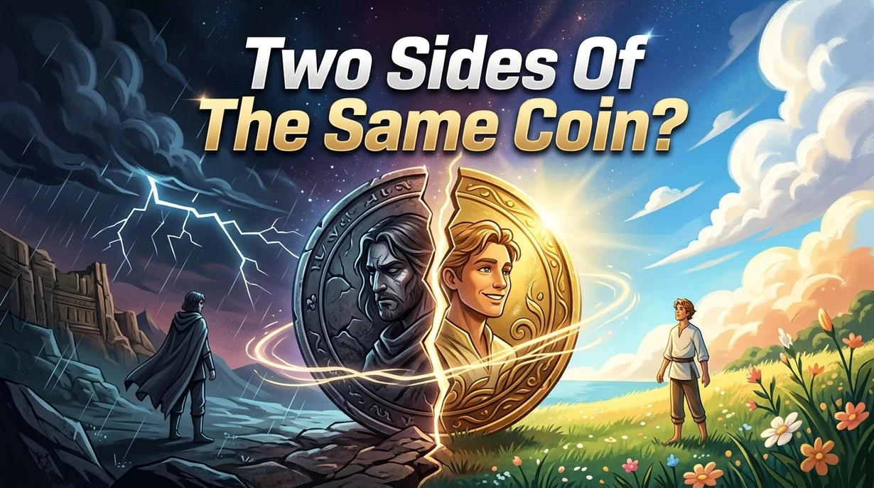 two-sides-of -the -same- coin- meaning- synonyms-examples