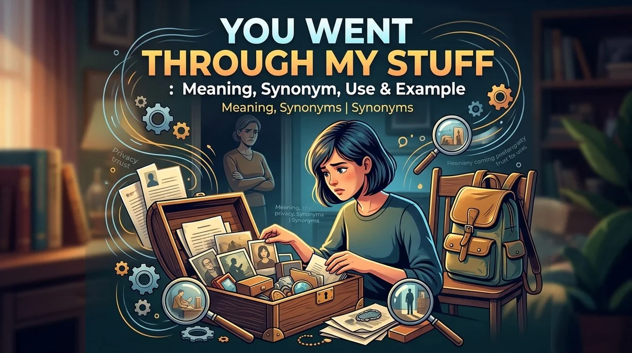 you-went-through-my-stuff-meaning-synonym-use-and-example